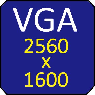 VGA 2560 x 1600
